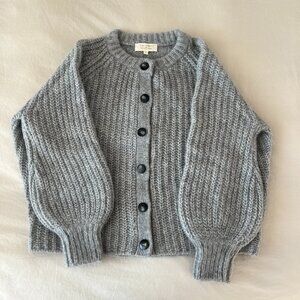 Sézane Emile Cardigan (Size S, Grey)